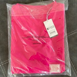 FIGS Shocking Pink Top